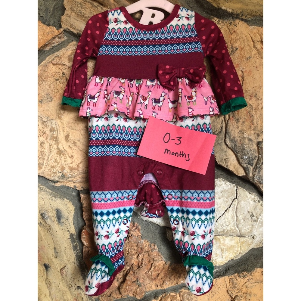 Matilda Jane 0-3 month Llama One Piece